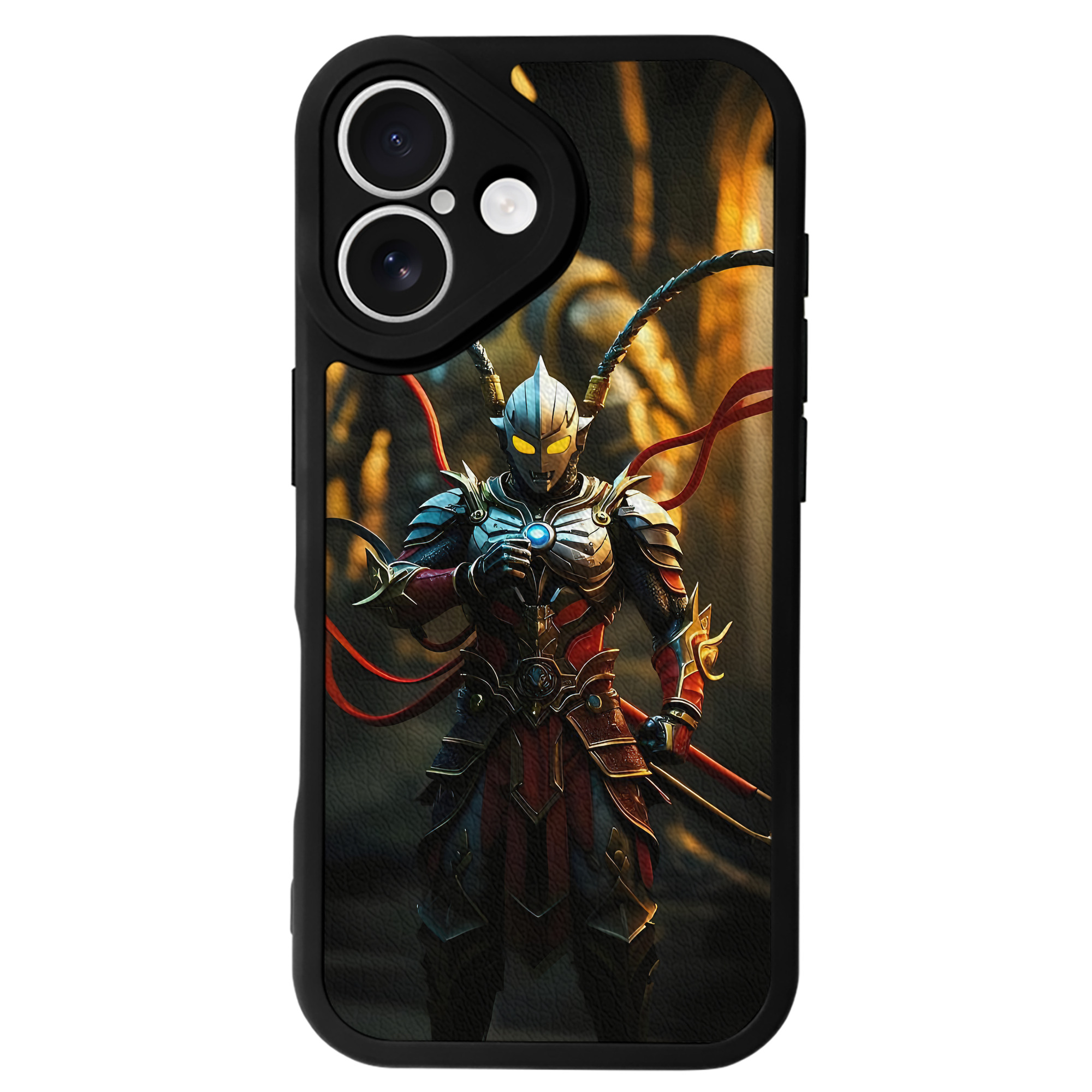 （画像用） ウルトラマン Ultraman 【iPhone 16シリーズ対応】シリコンスマホケース（レザー調） 材質：シリコン